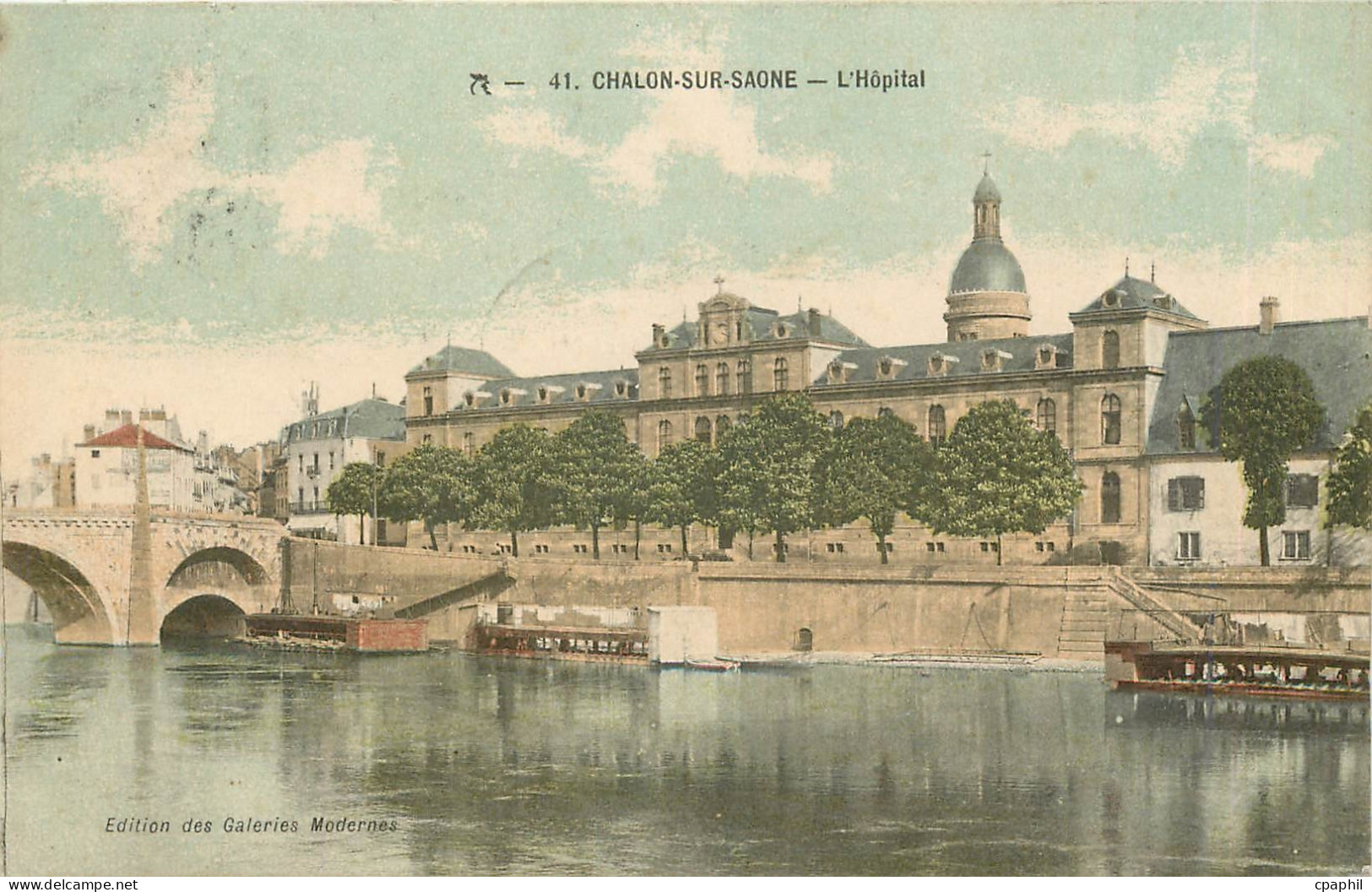 CPA Chalon sur Saone L'Hopital