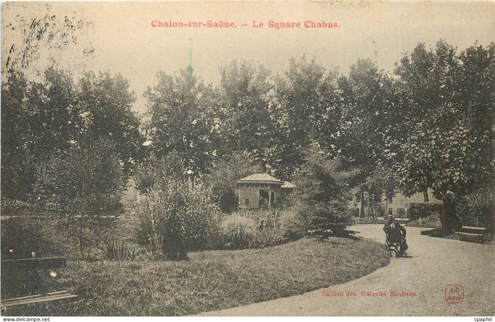 CPA Chalon sur Saone Le Square Chabas
