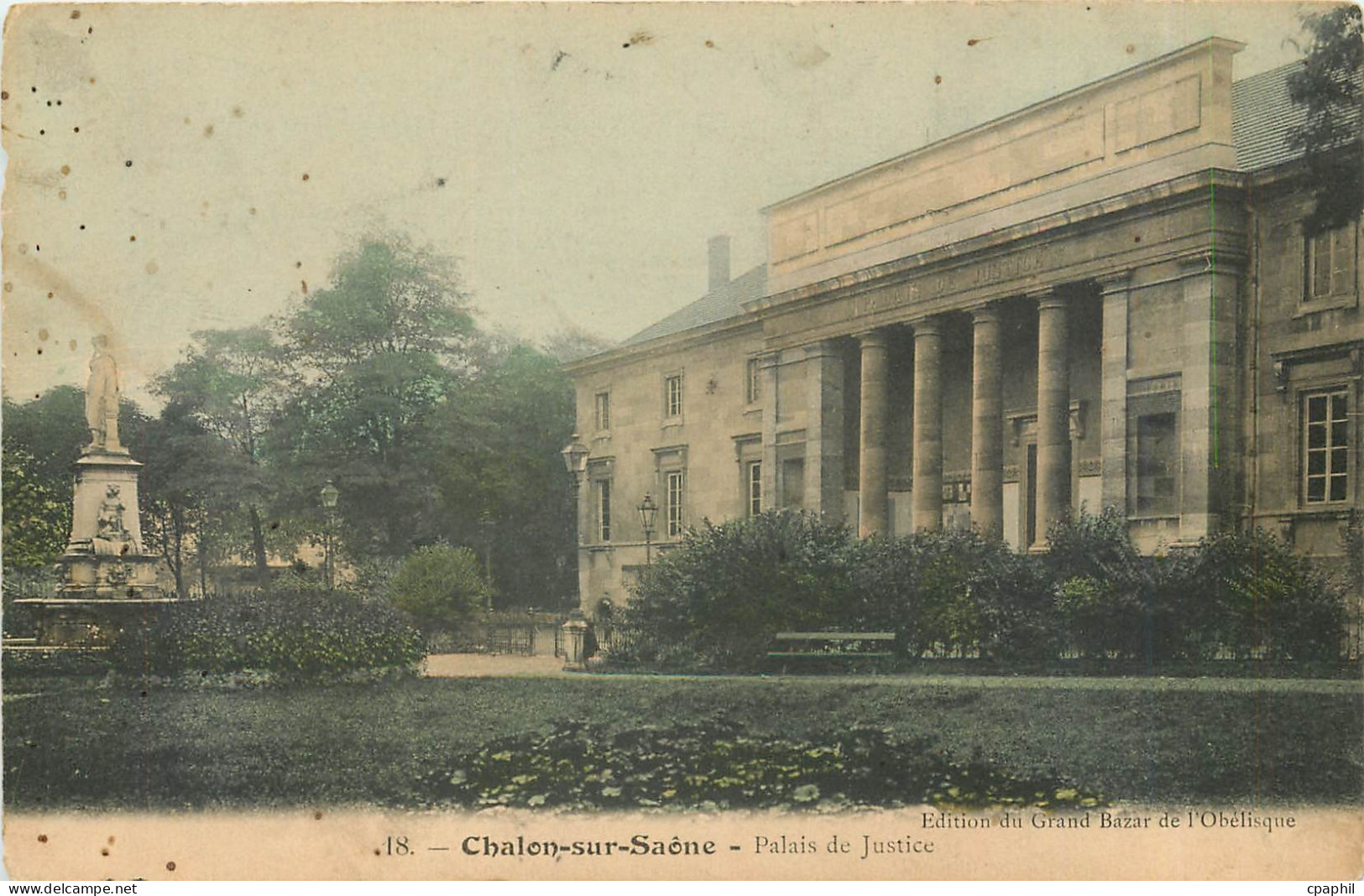 CPA Chalon sur Saone Palais de Justice