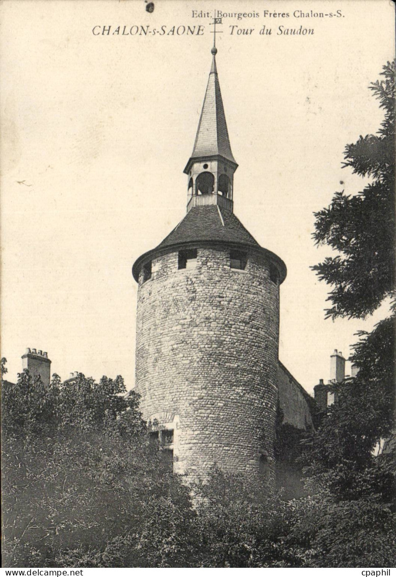 CPA Chalon sur Saone Tour du Saudon