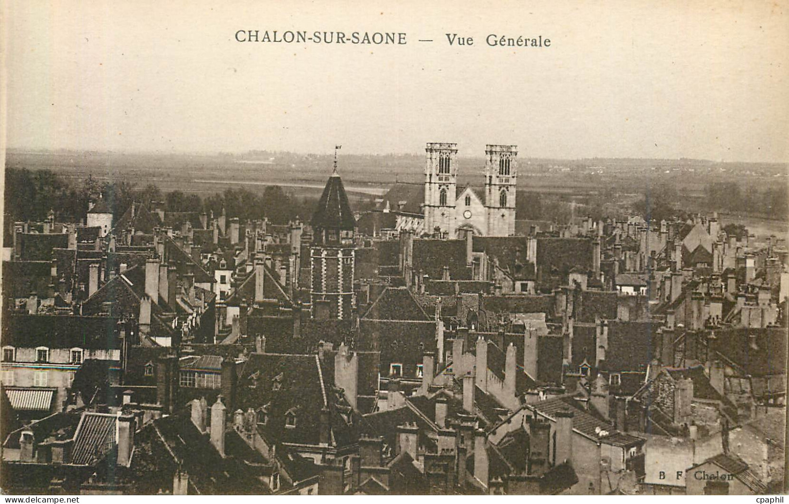 CPA Chalon sur Saone Vue generale