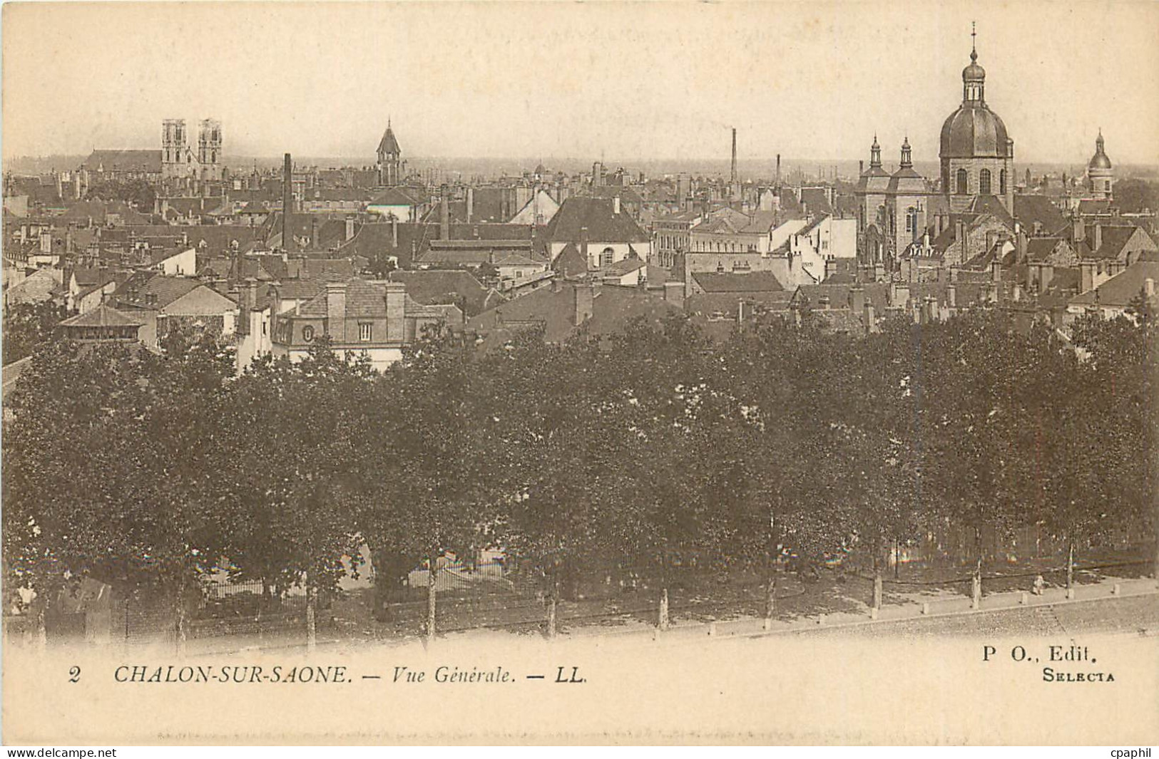 CPA Chalon sur Saone Vue Generale