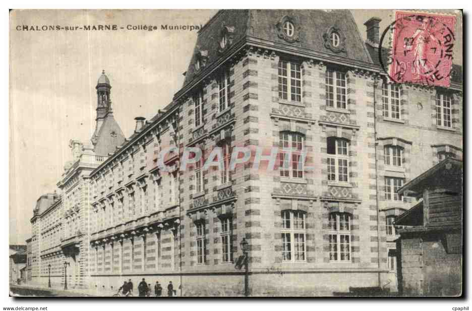CPA Chalons Sur Marne College Municipal