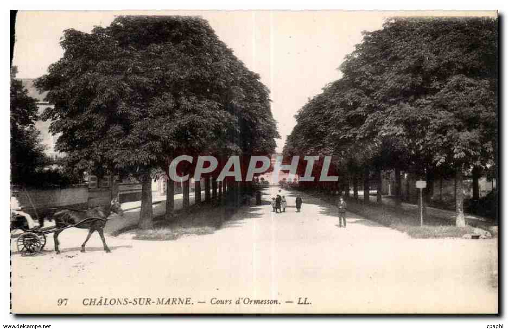 CPA Chalons sur Marne Cours d Ormesson