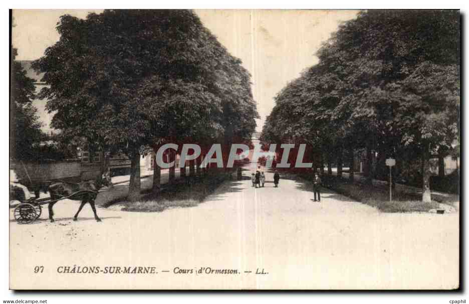 CPA Chalons sur Marne Cours d ormesson
