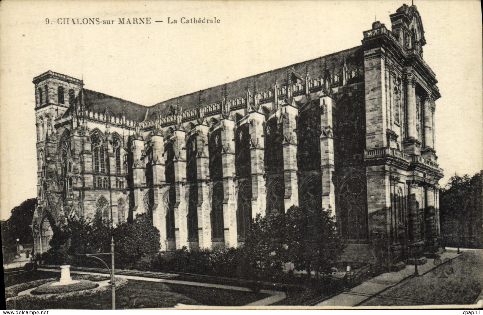 CPA Chalons Sur Marne La Cathedrale