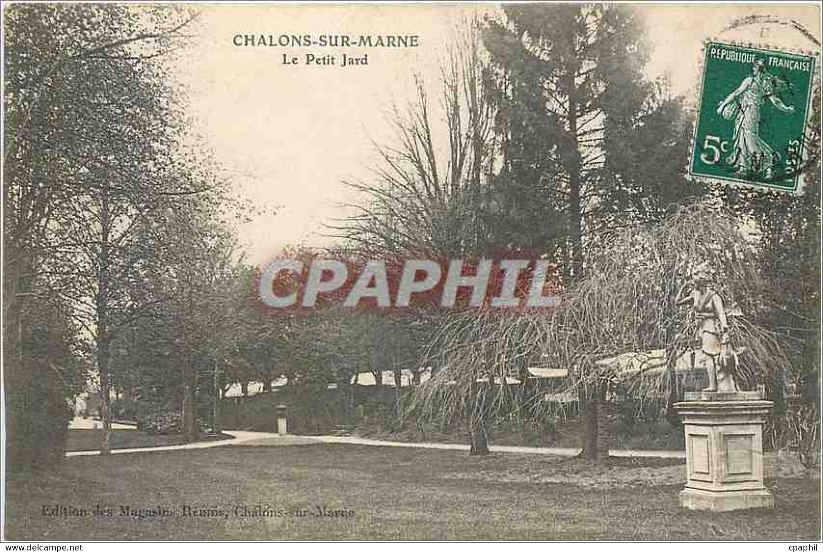CPA Chalons sur Marne le petit Jard