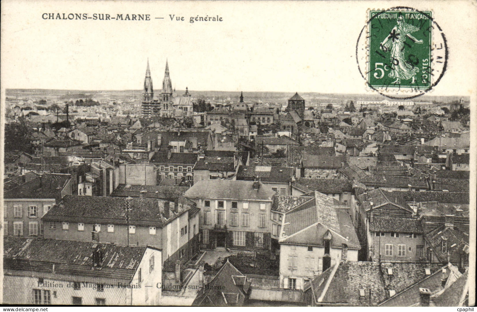 CPA Chalons sur Marne Vue generale