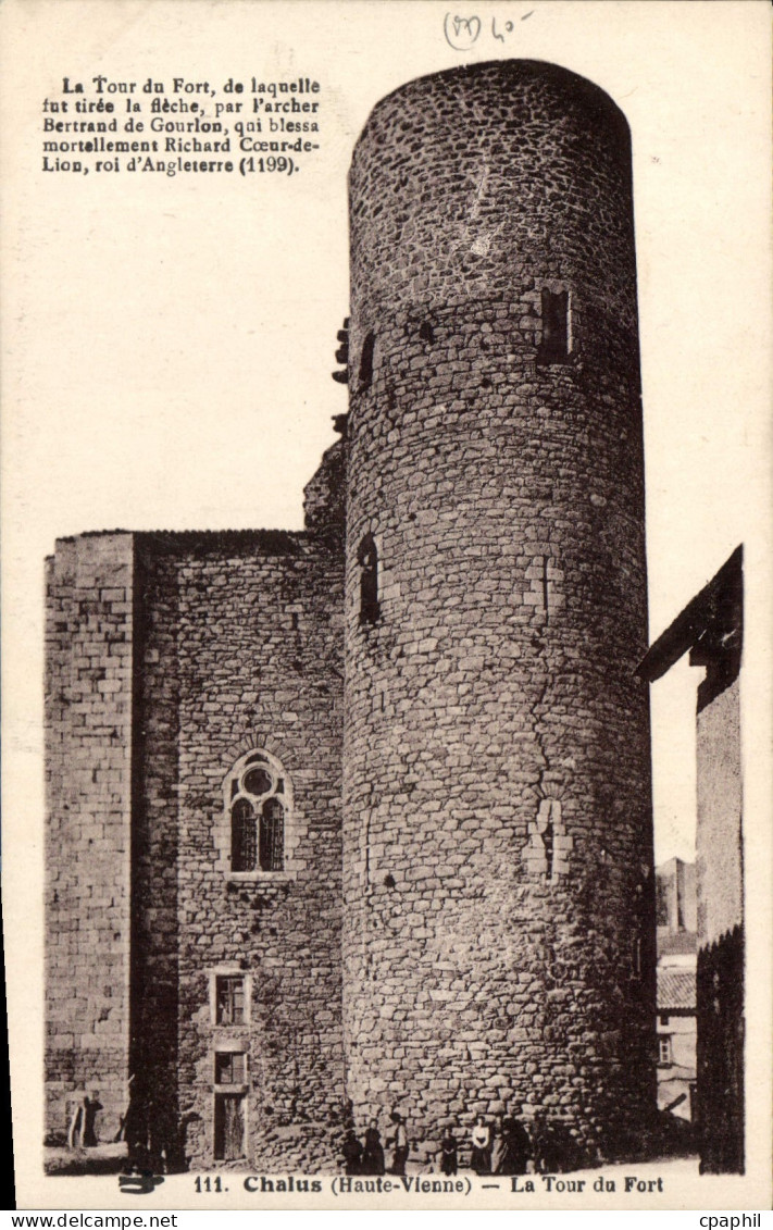 CPA Chalus Hte Vienne La tour du Fort