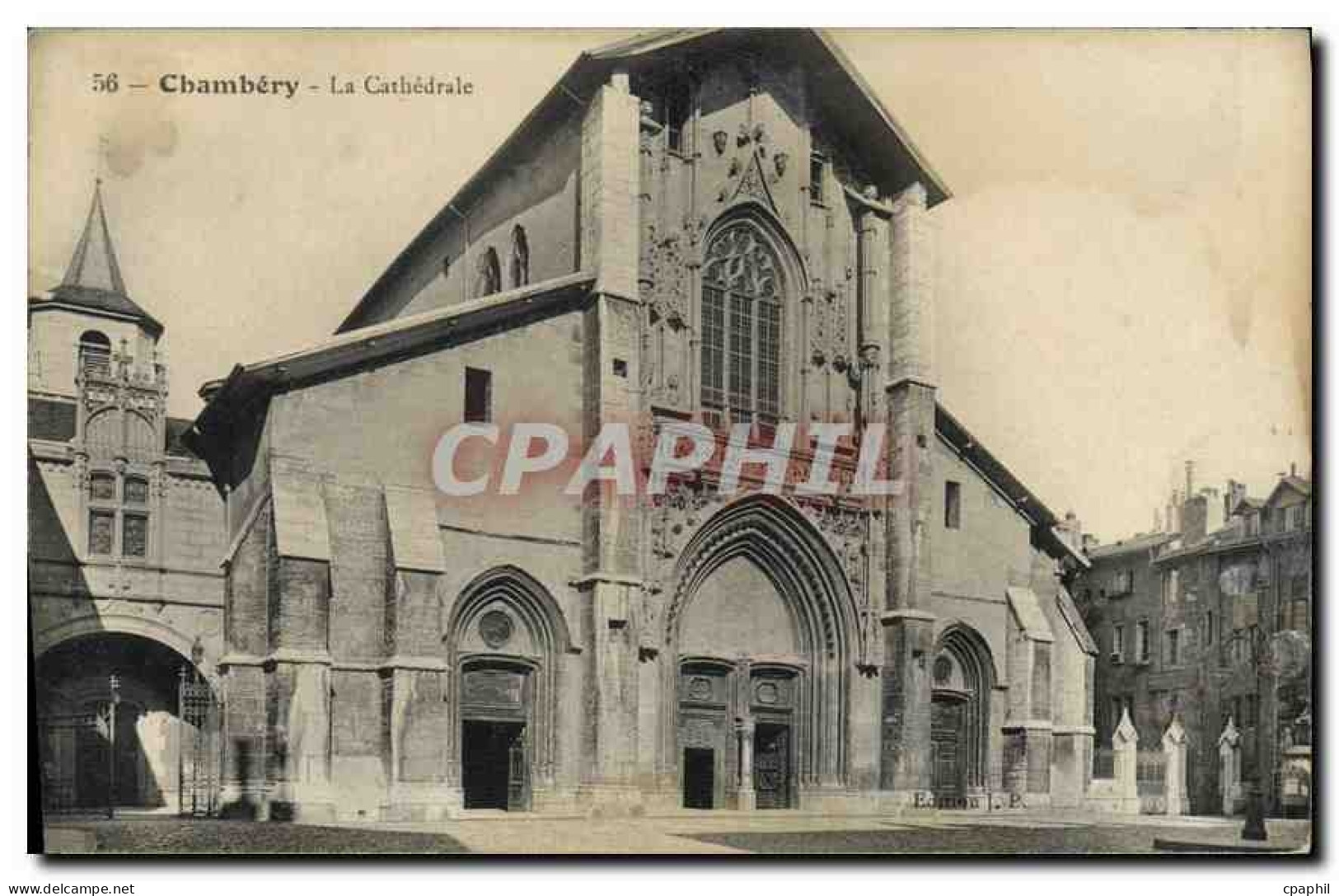 CPA Chambery la Cathedrale