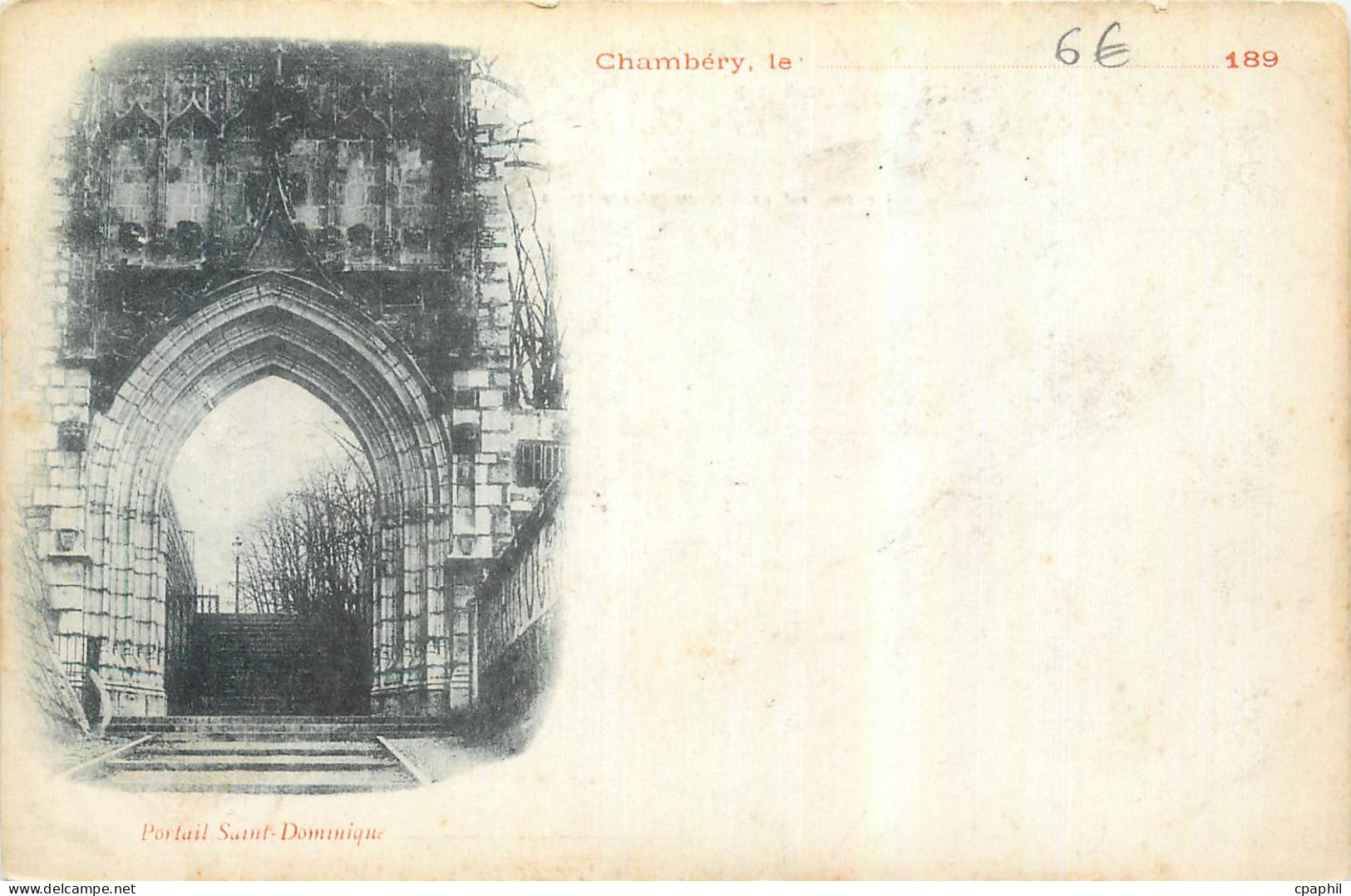 CPA Chambery le Portail Saint Dominique