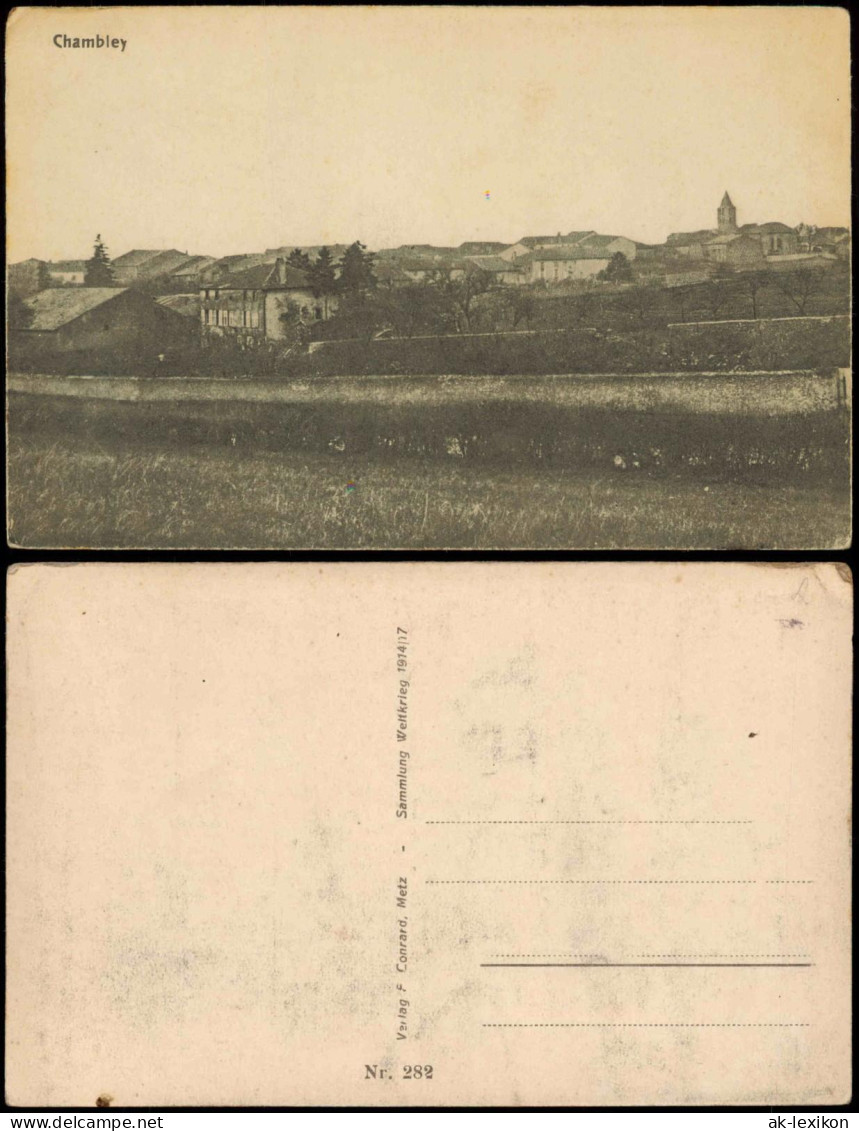 CPA Chambley-Bussières Stadtpartie 1916