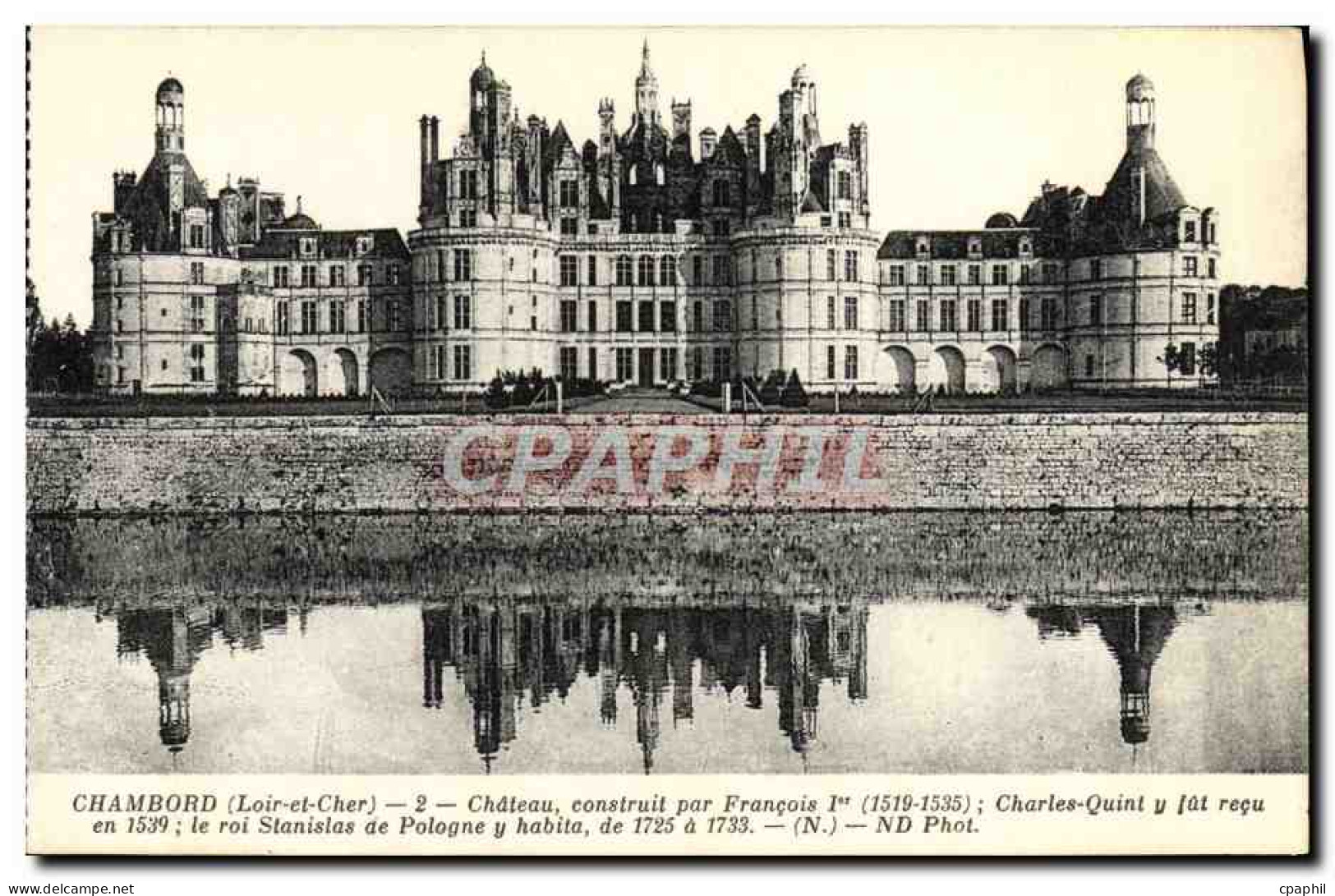 CPA Chambord Chateau