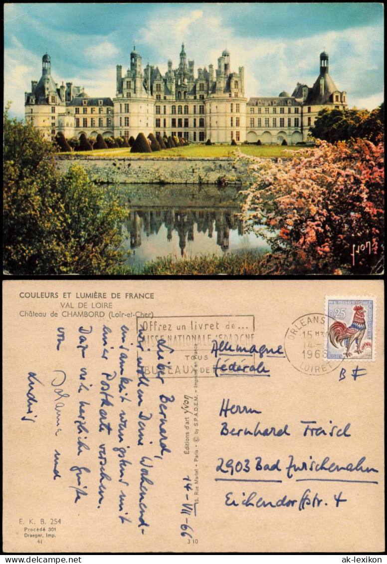 CPA Chambord Château de Chambord Schloss 1968