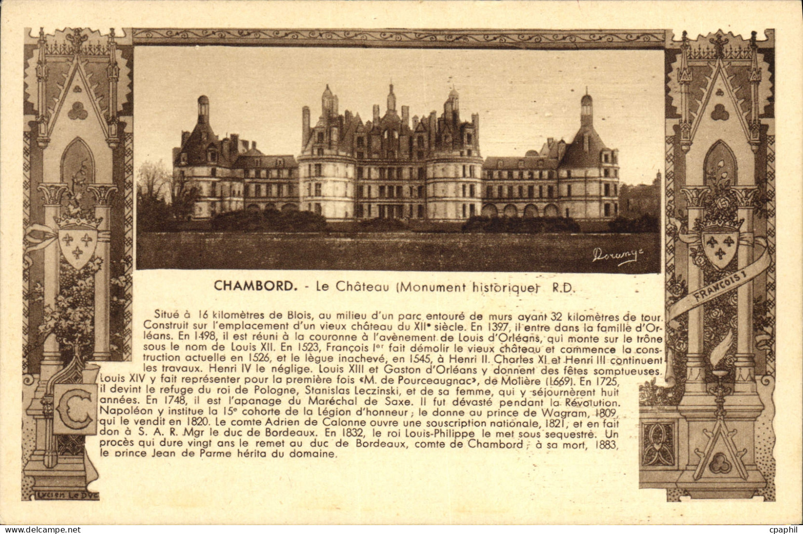 CPA Chambord Le Chateau