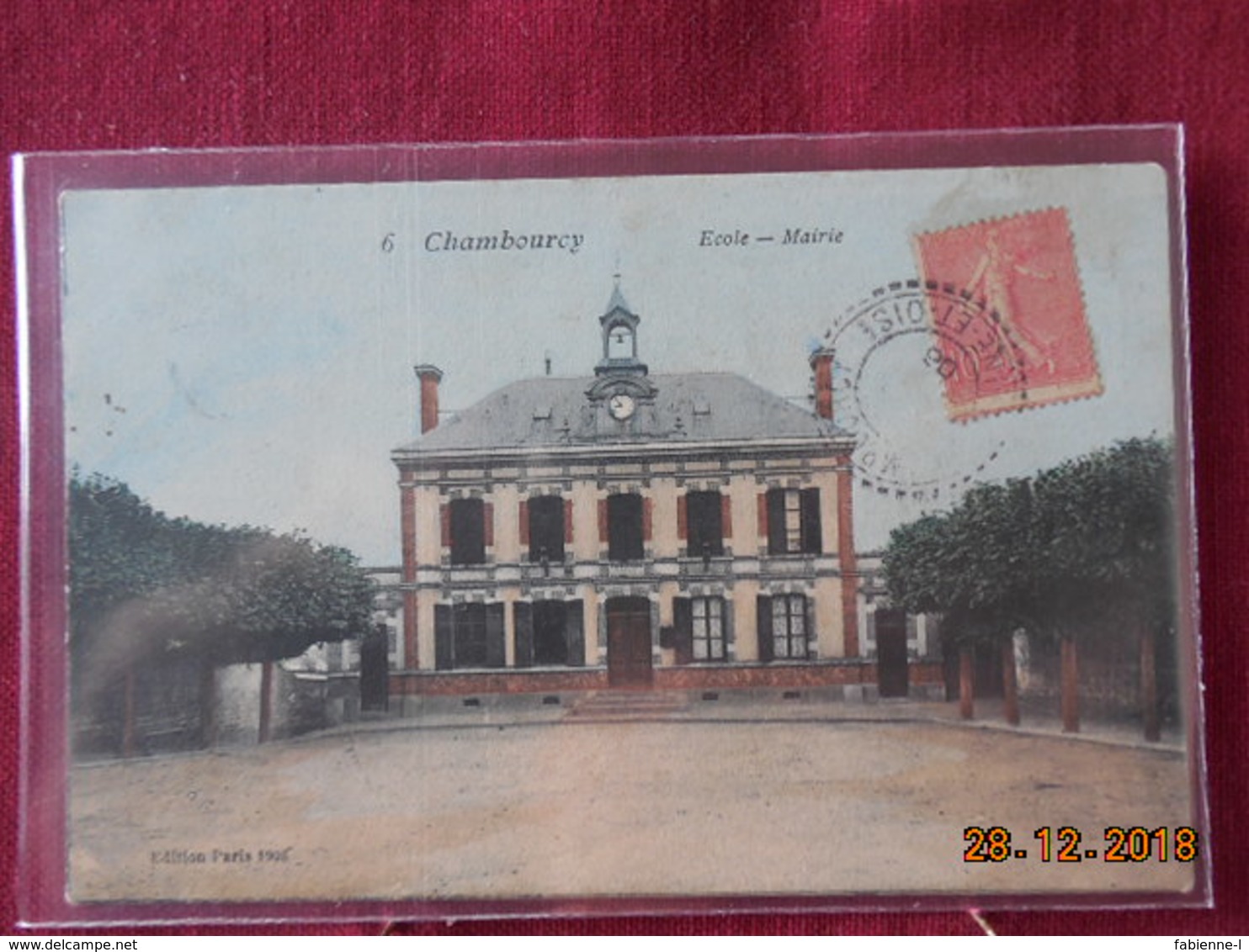 CPA - Chambourcy - Ecole-Mairie