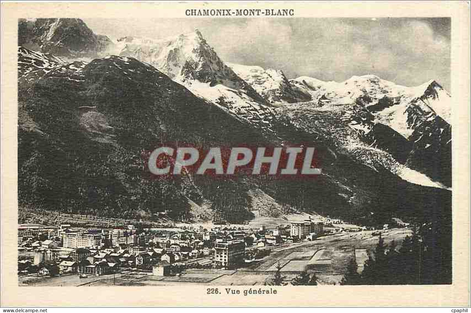 CPA CHAMONIX - MONT-BLANC