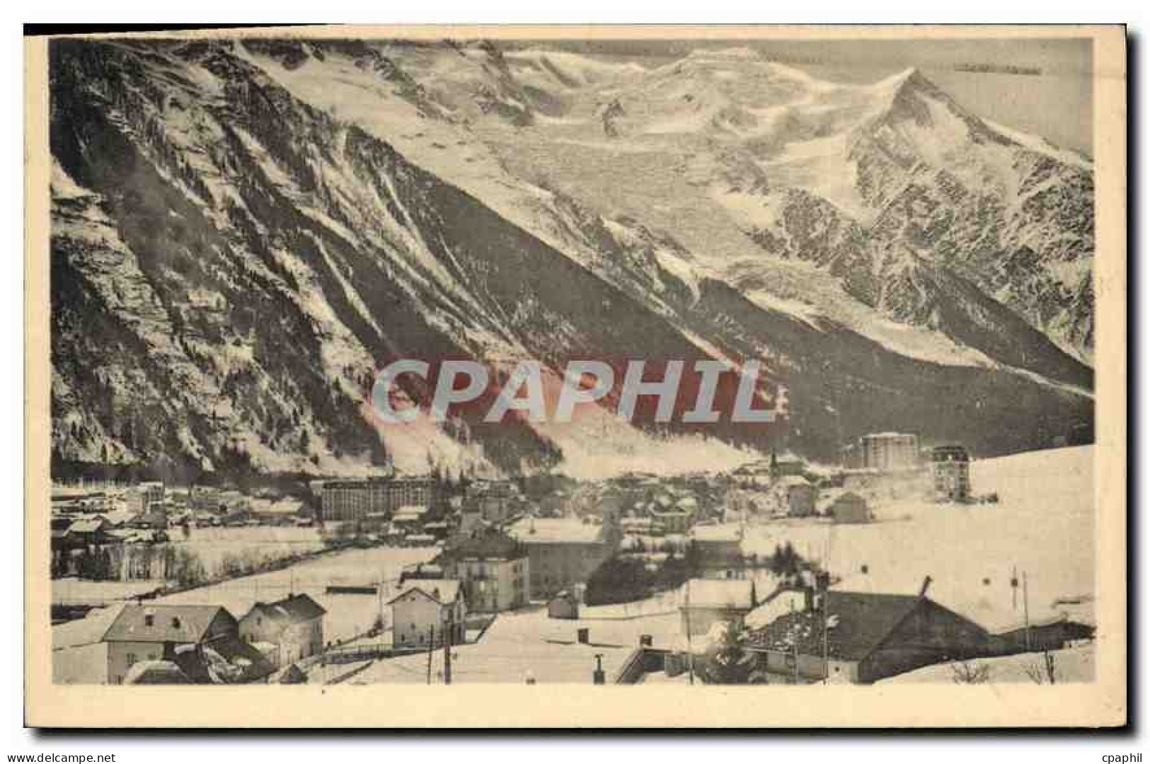 CPA Chamonix Mont Blanc en Hiver