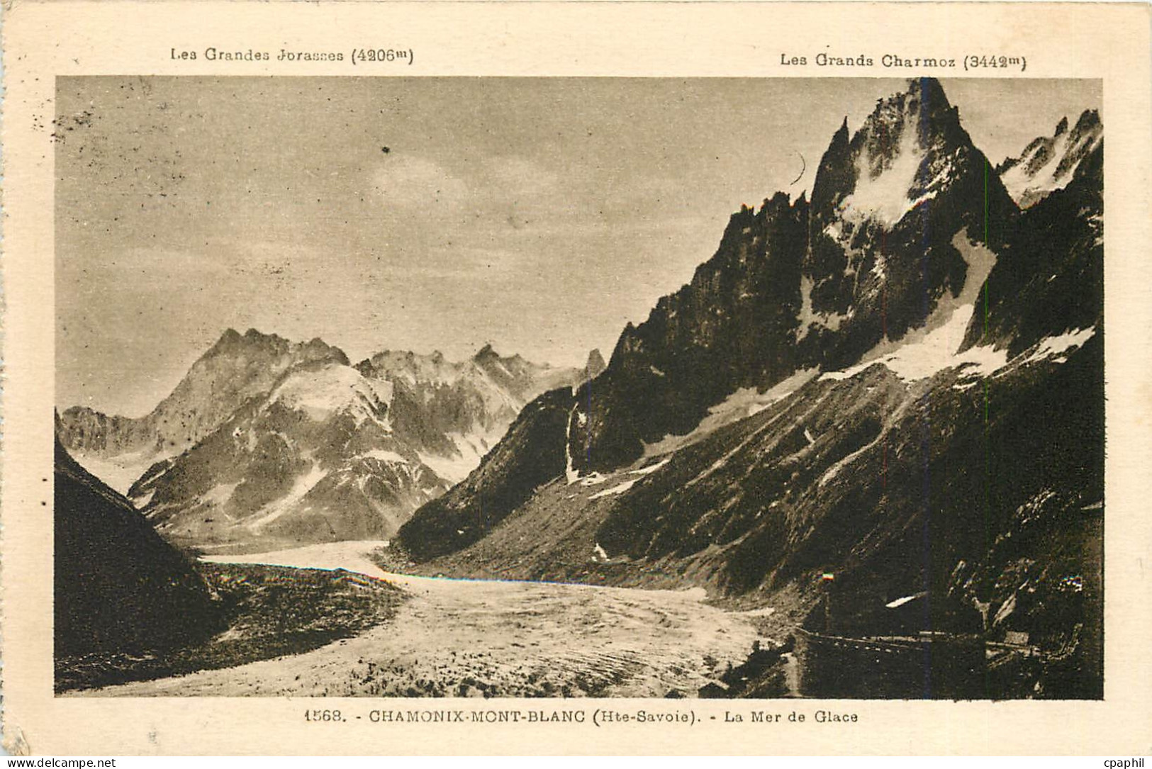 CPA Chamonix Mont Blanc Hte Savoie La mer de Glace