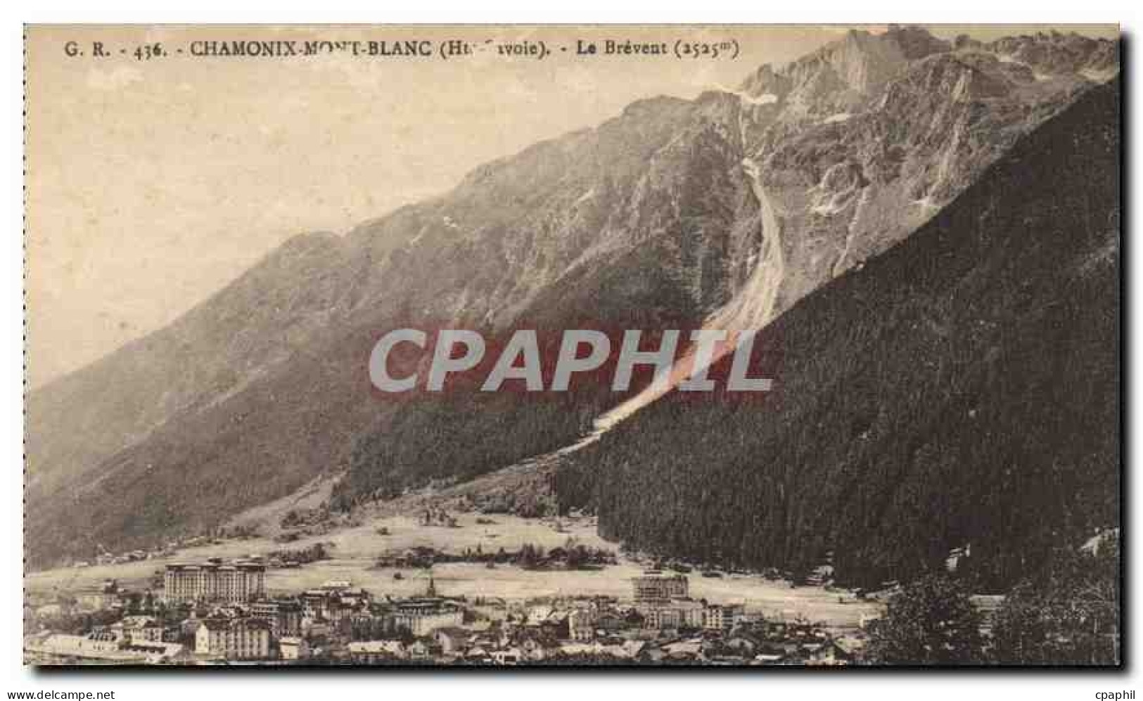 CPA Chamonix Mont Blanc (Hte Savoie) Le Bravent (25250m)
