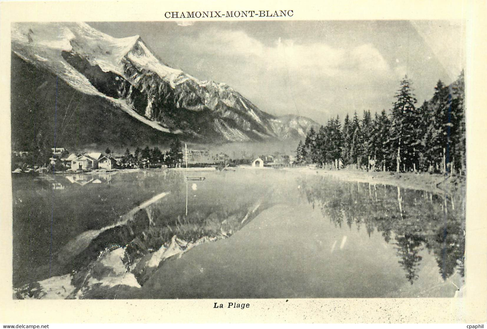 CPA Chamonix Mont Blanc La Plage