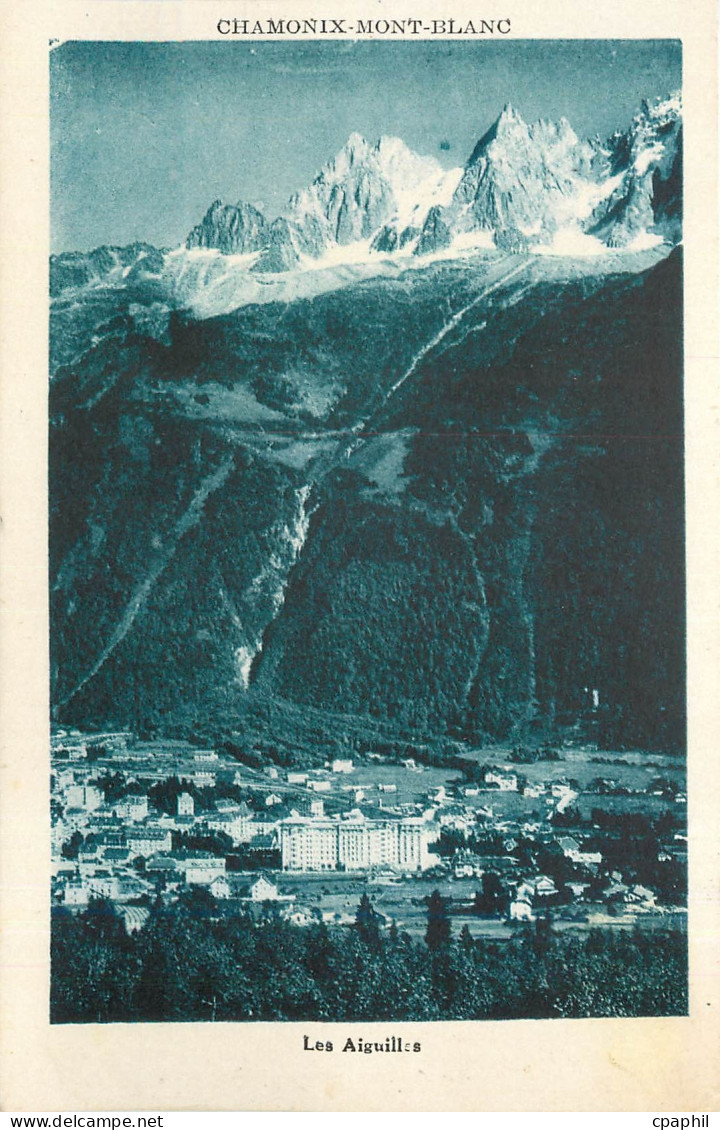 CPA Chamonix Mont-Blanc les aiguilles