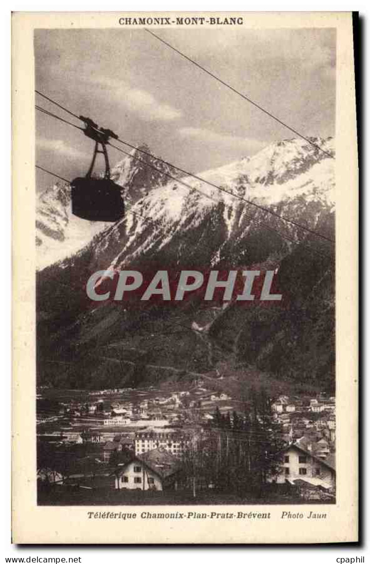 CPA Chamonix Mont Blanc Teleferique Chamonix Plan Pratz Brevent