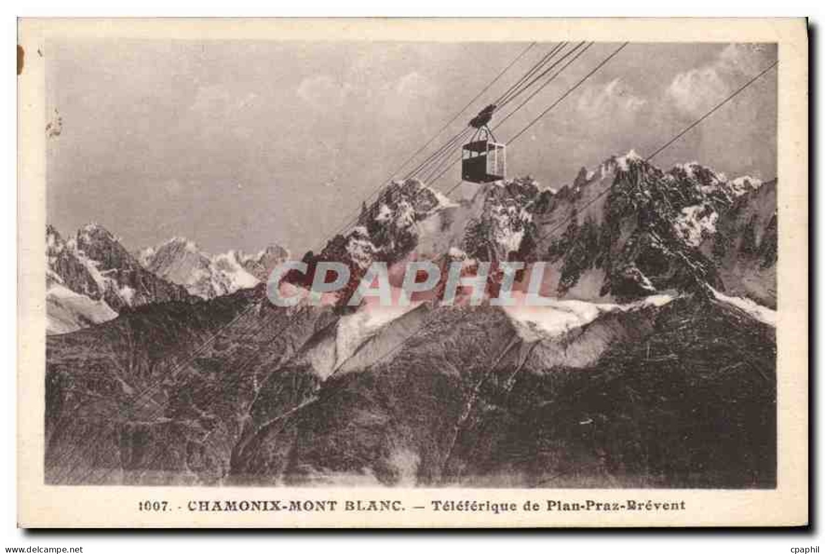 CPA Chamonix Mont Blanc Teleferique de Plan Praz Brevent