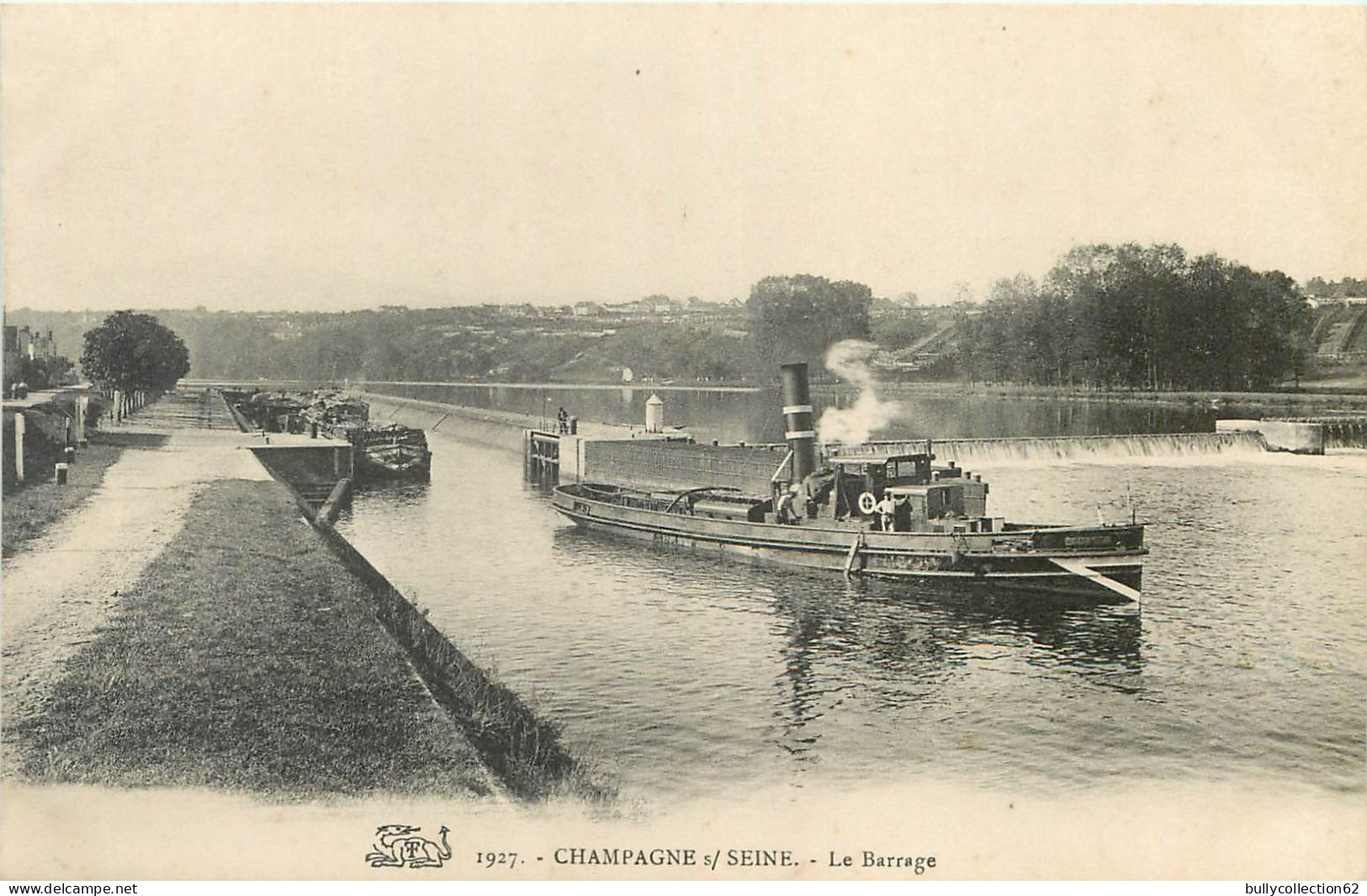 CPA Champagne sur Seine 77/96