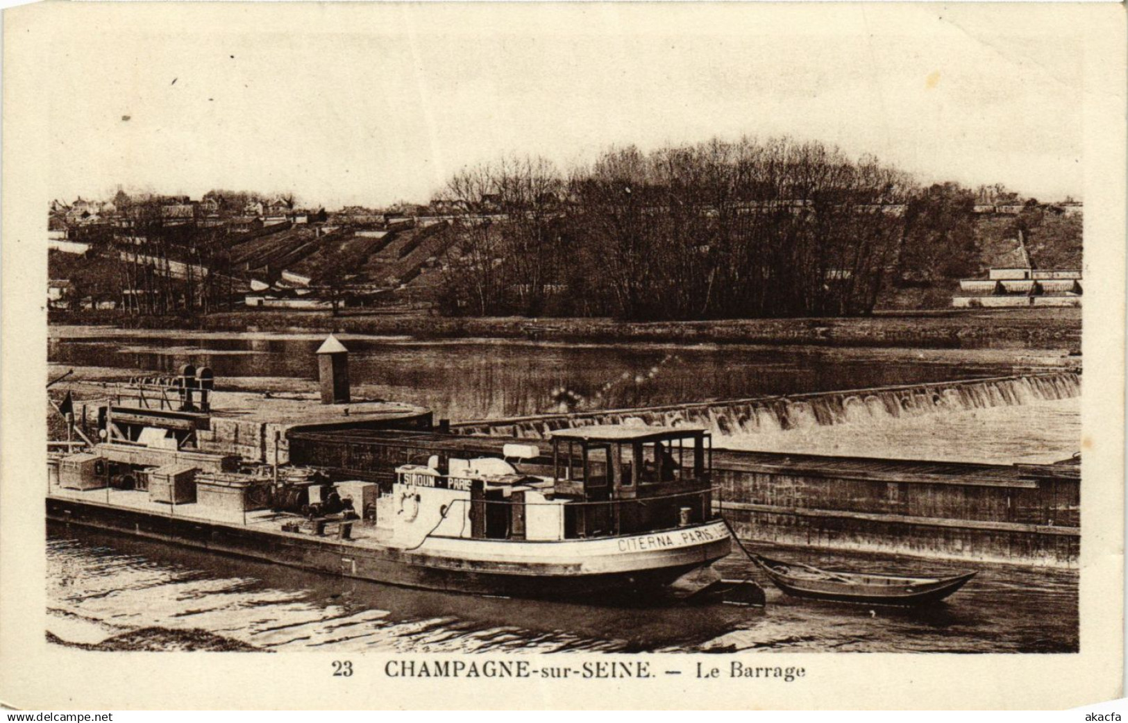 CPA CHAMPAGNE-sur-SEINE - Le Barrage (435991)
