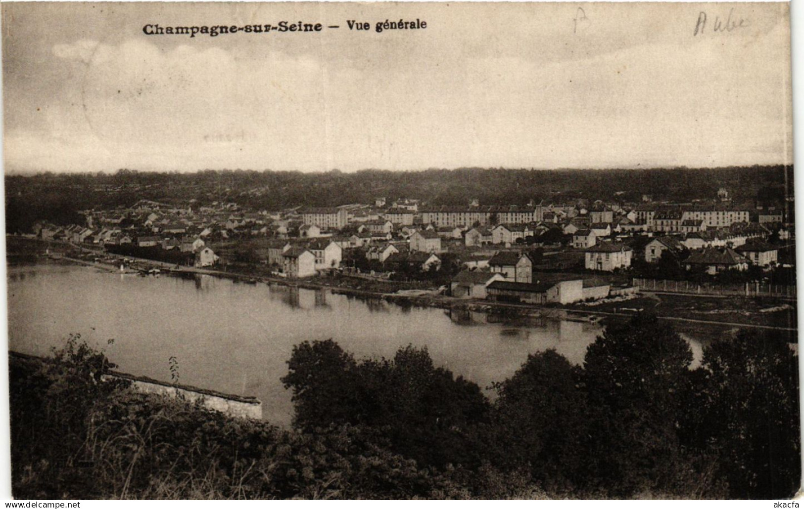 CPA CHAMPAGNE-sur-SEINE - Vue générale (435990)