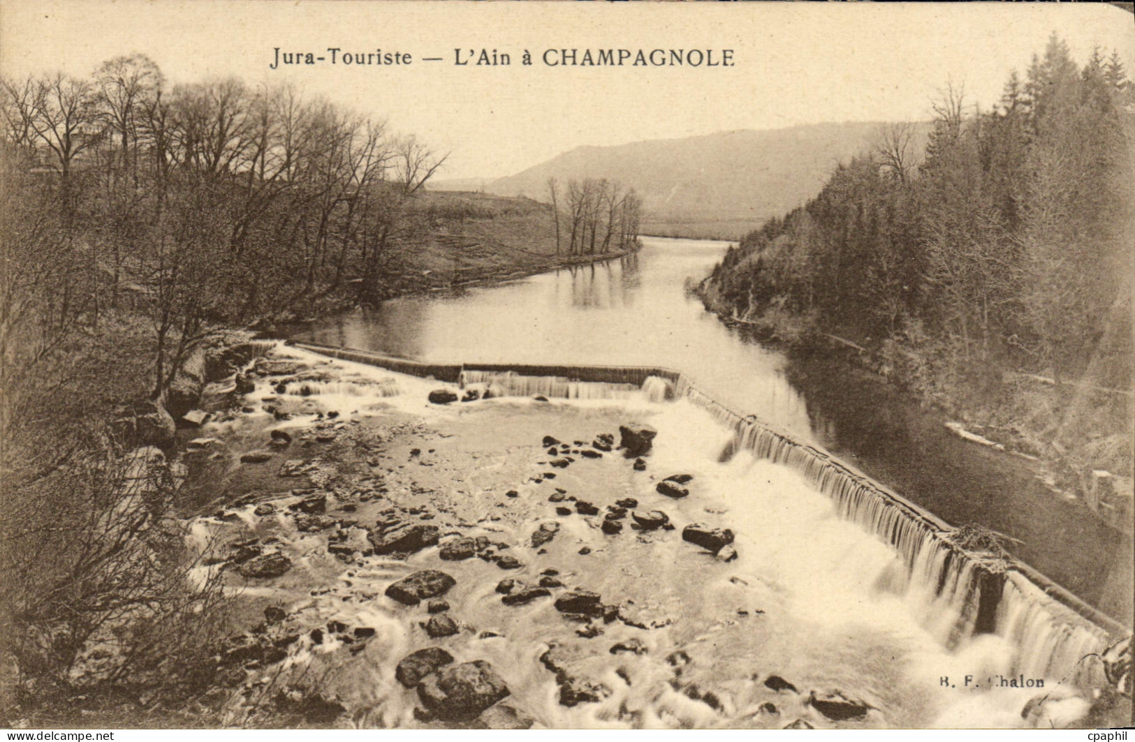 CPA Champagnole Jura Touriste L'Ain