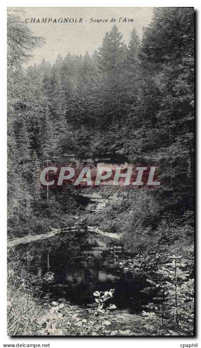 CPA Champagnole Source de l'Ain