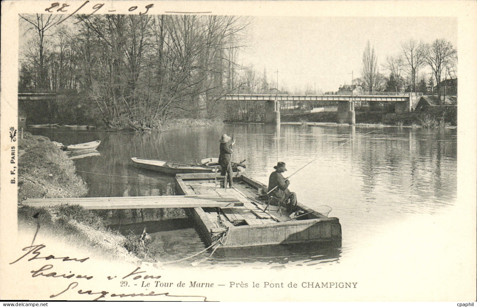 CPA Champigny Le Tour De Marne Pres Le Pont de Champigny