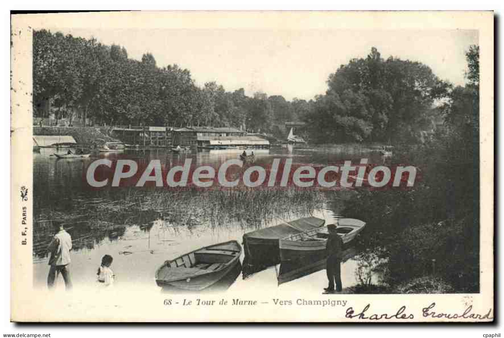 CPA Champigny Le Tour De Marne Vers Champigny