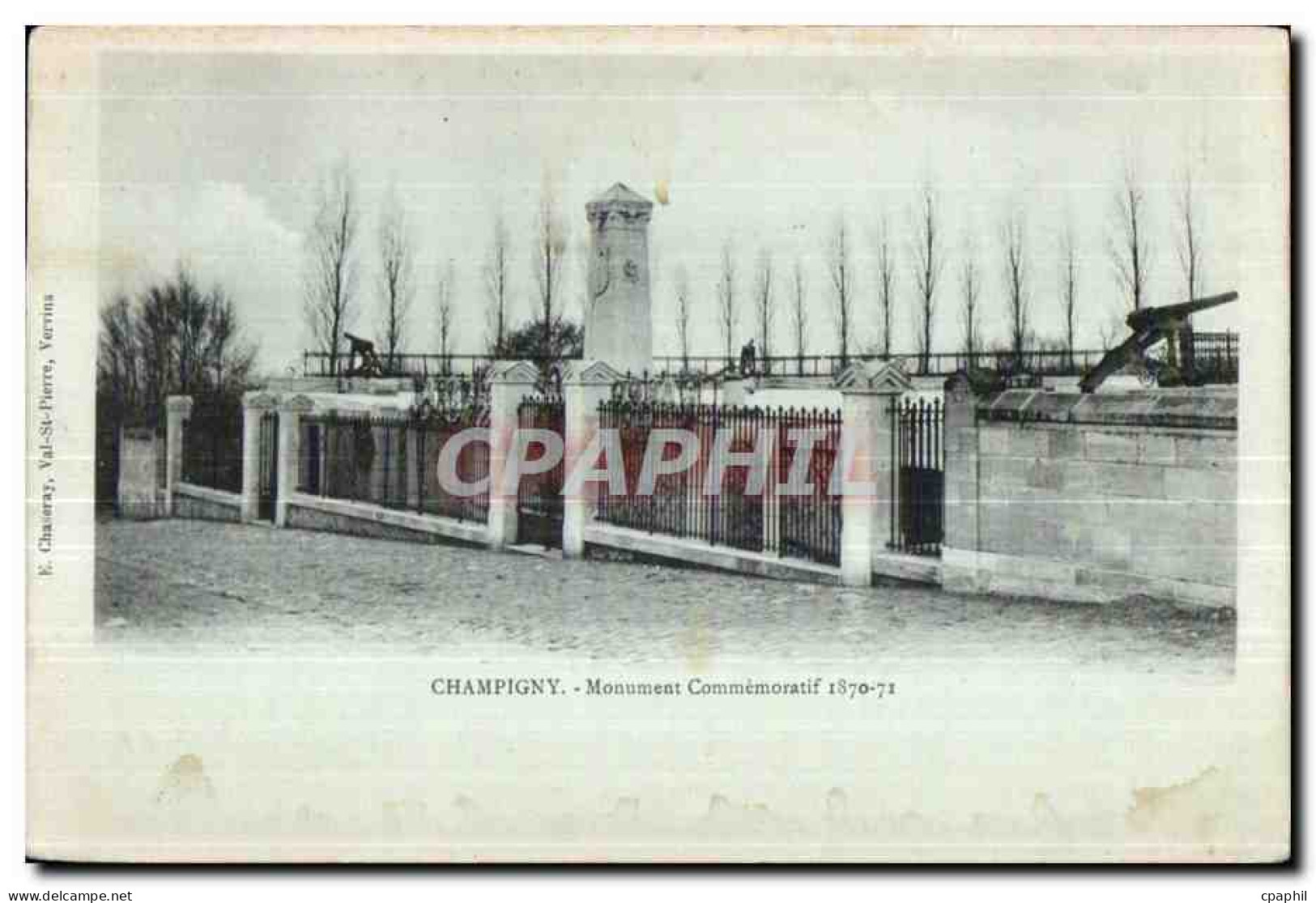 CPA Champigny Monument Commemoratif