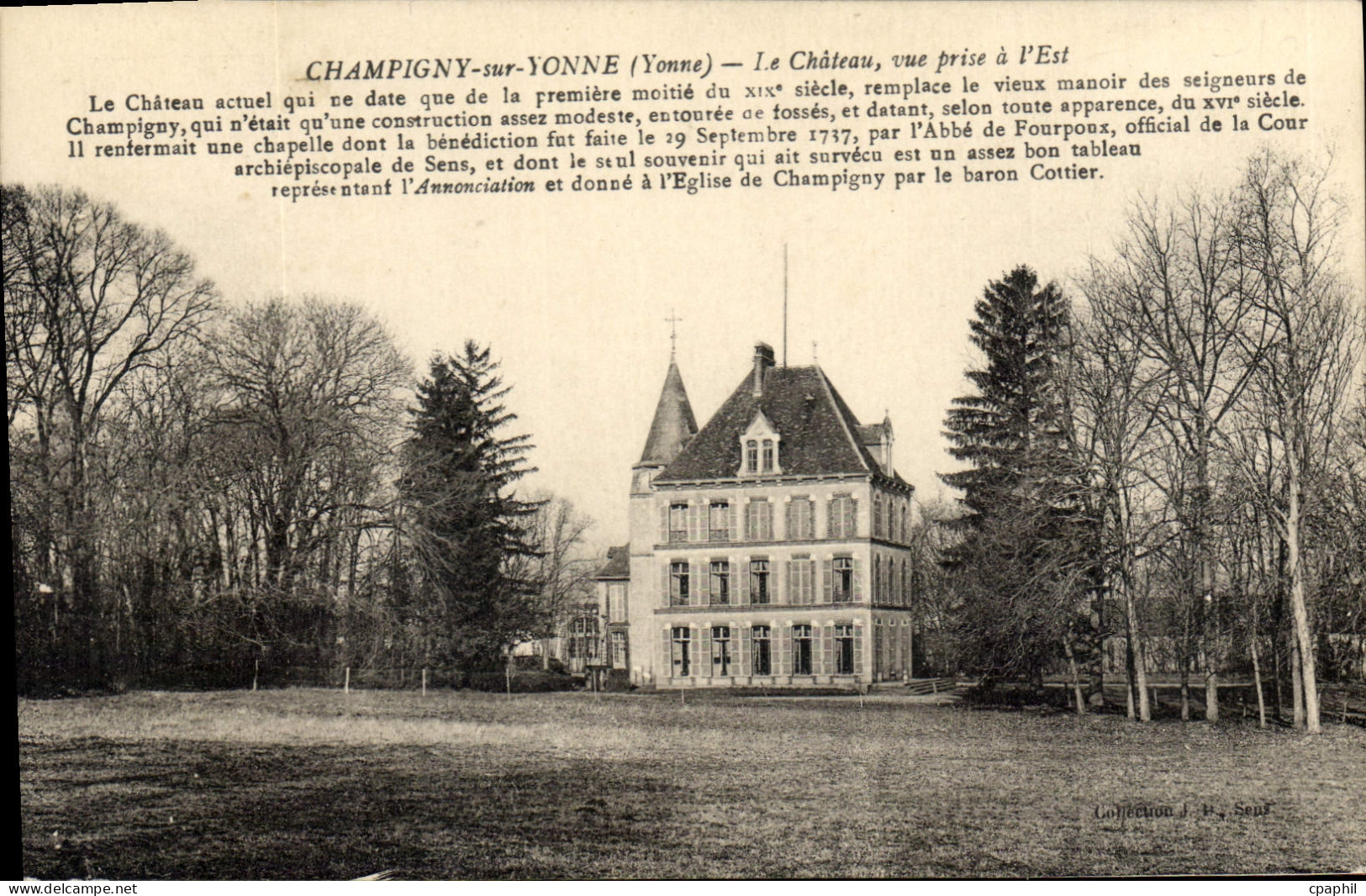 CPA Champigny sur Yonne (Yonne) Le Chateau