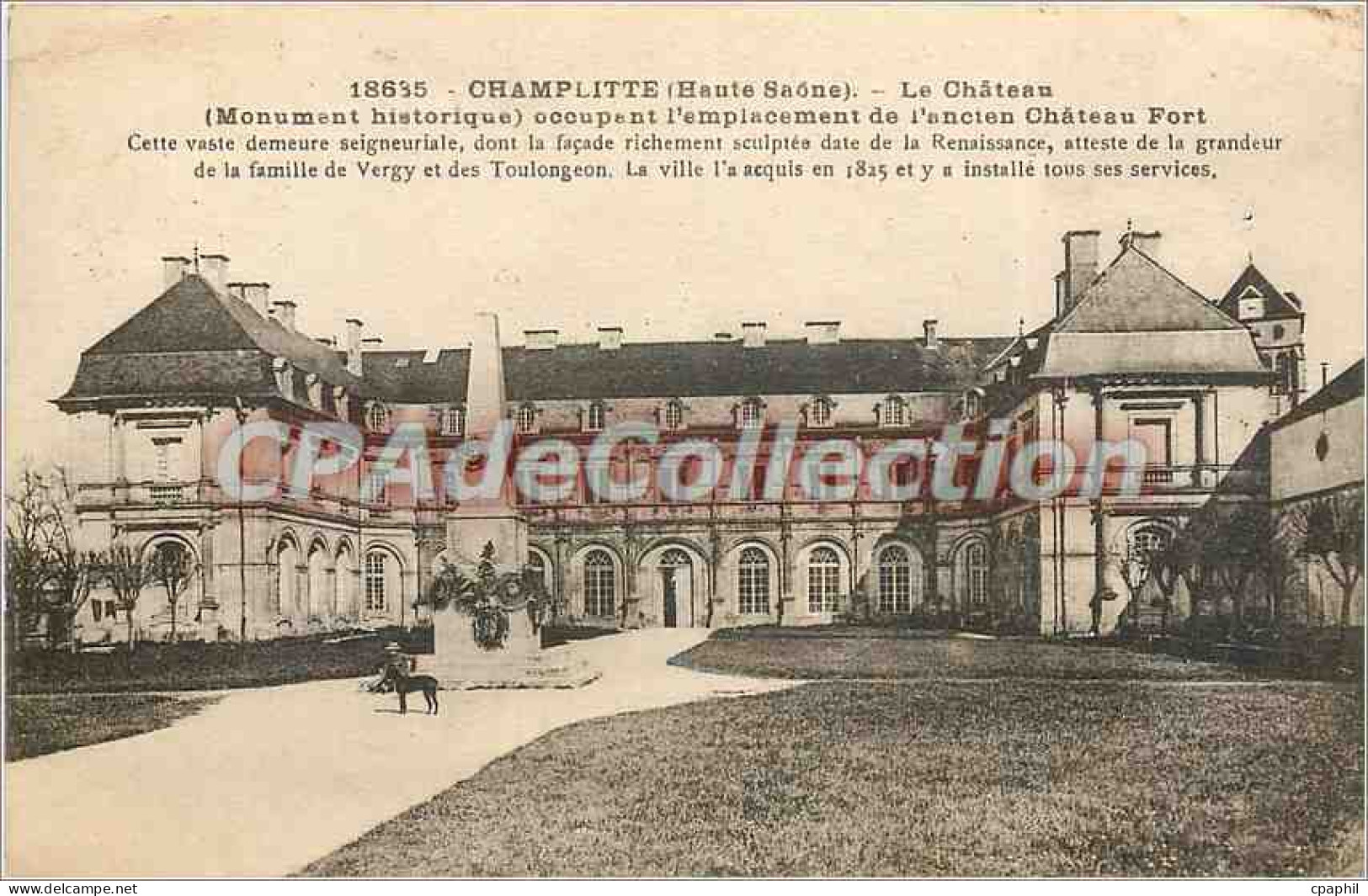 CPA Champlitte (Haute Saone) Le Chateau