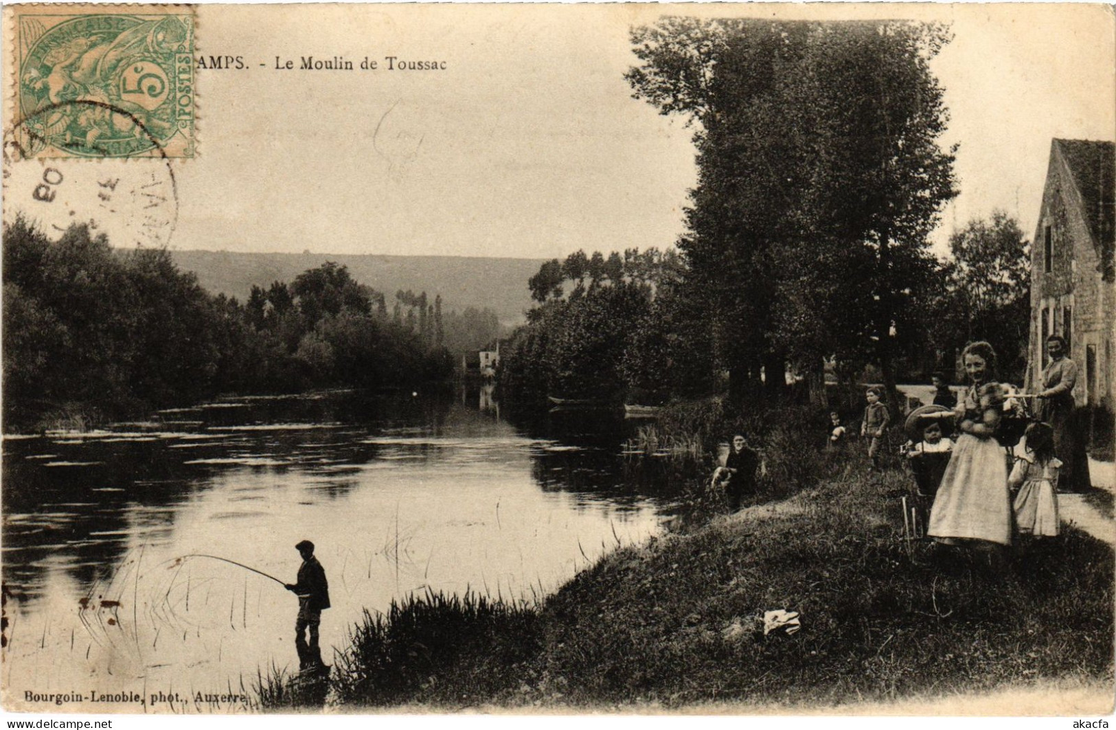 CPA Champs Moulin de Toussac (1478246)