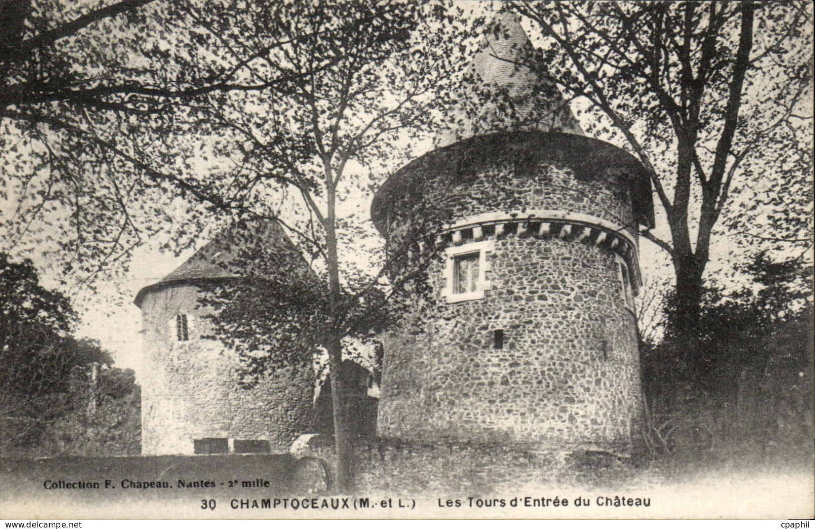 CPA Champtoceaux Les Tours d'Entree du Chateau