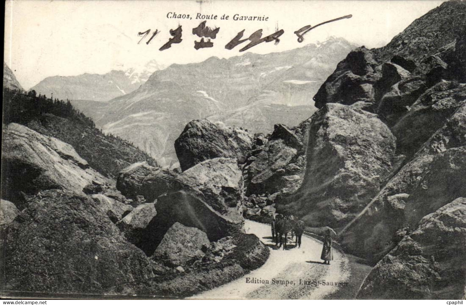 CPA Chaos Route de Gavarnie