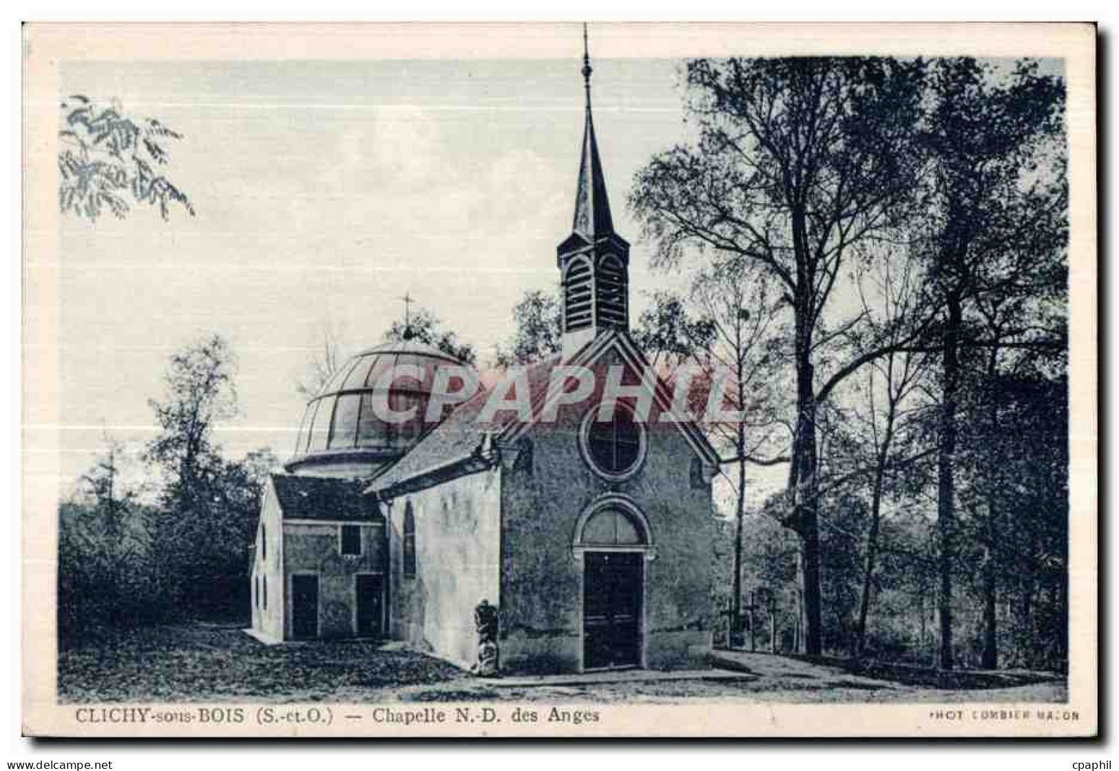 CPA Chapelle de Notre Dame des Anges Clichy sous Bois