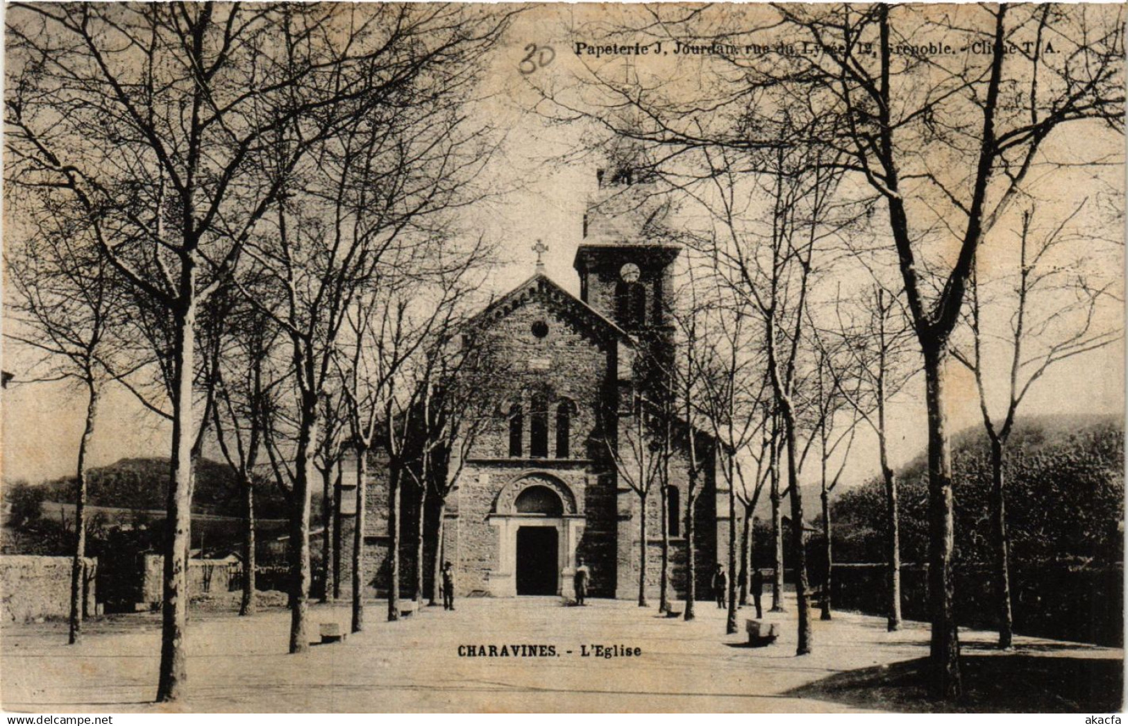 CPA CHARAVINES - L'Église (433125)