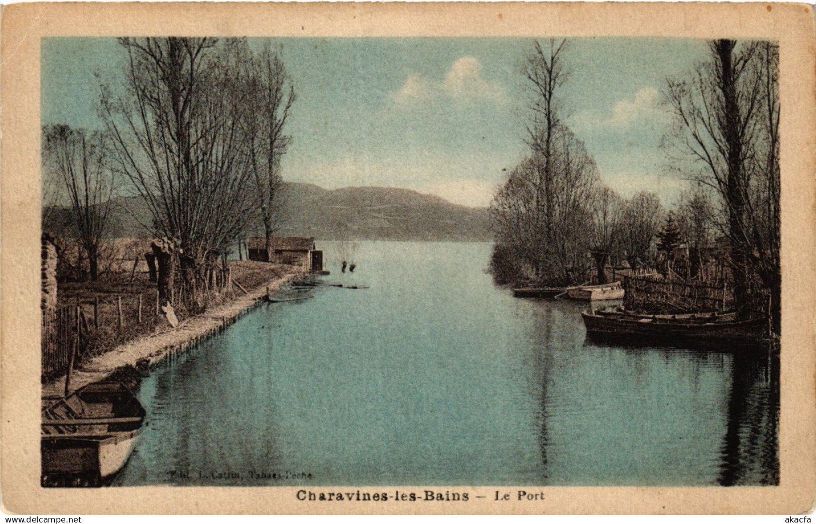 CPA CHARAVINES-les-BAINS - Le Port (433128)