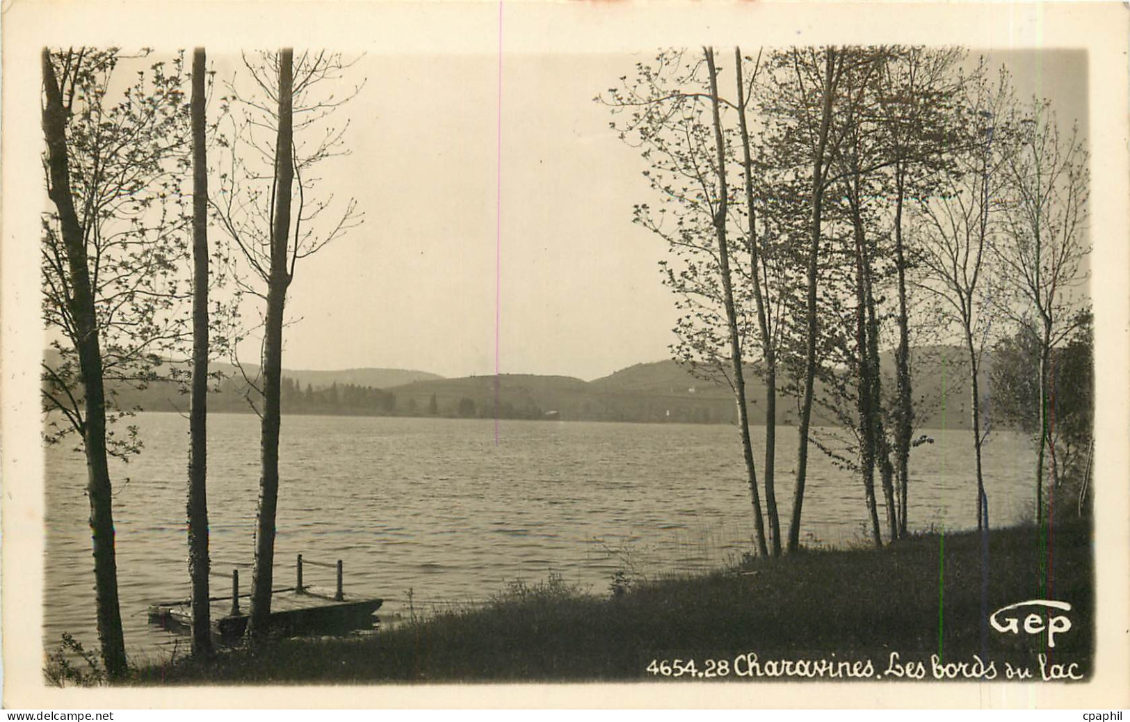 CPA Charavines les bords du Lac