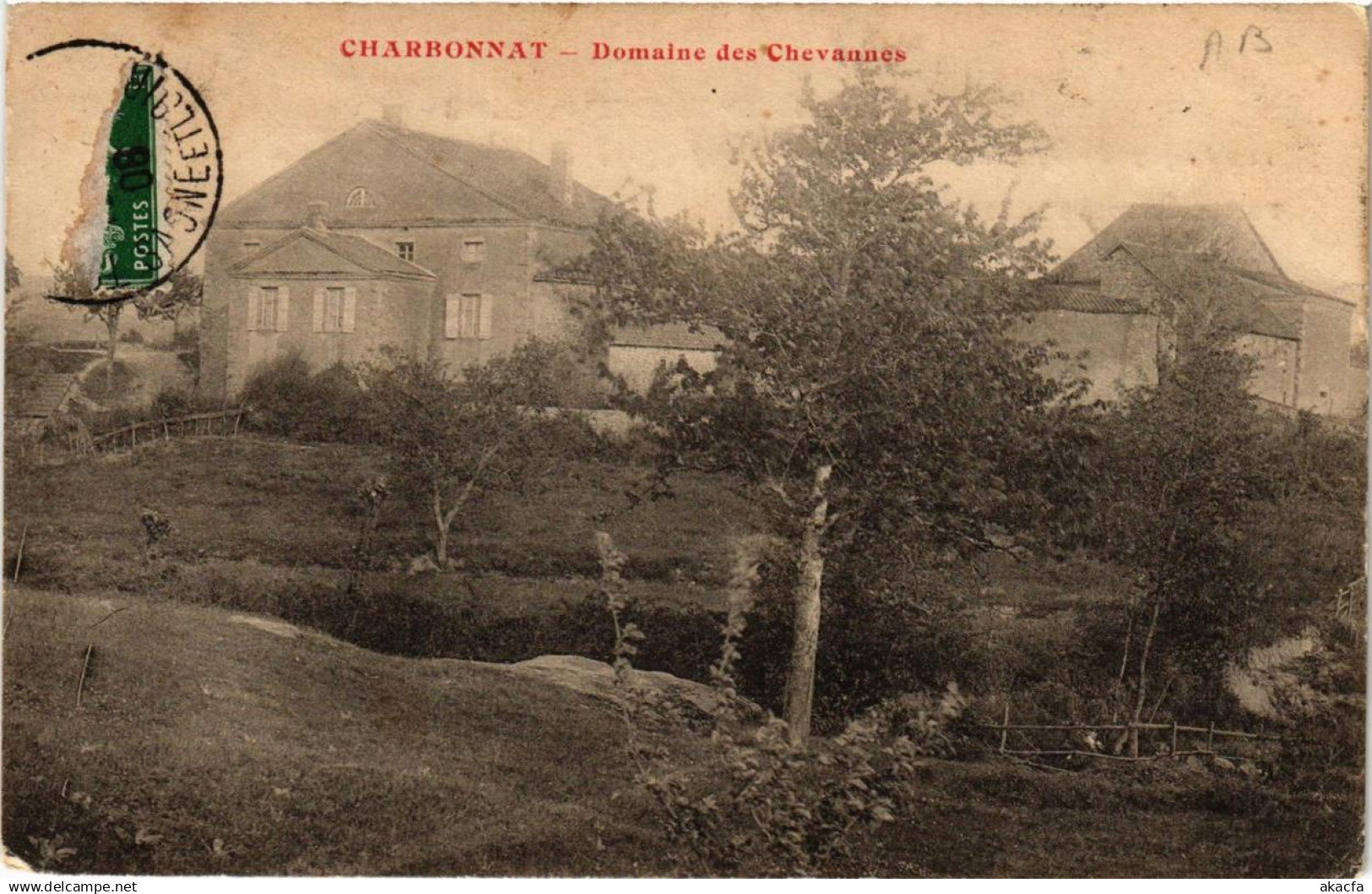 CPA CHARBONNAT Domaine des Chevannes (680188)