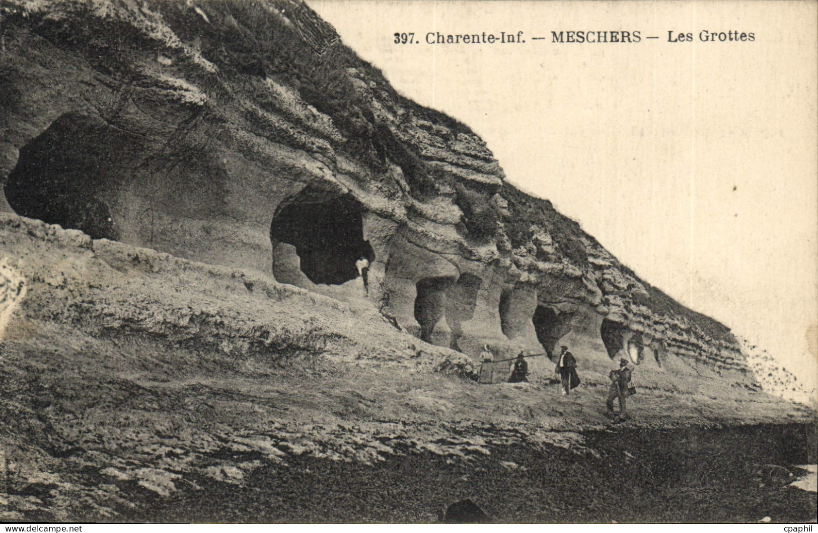 CPA Charente Inf Meschers Les Grottes