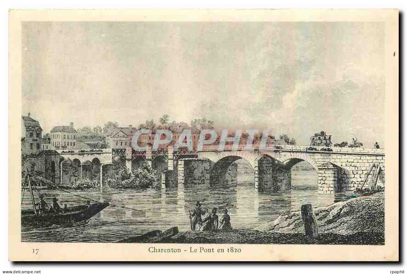 CPA Charenton Le Pont en 1820