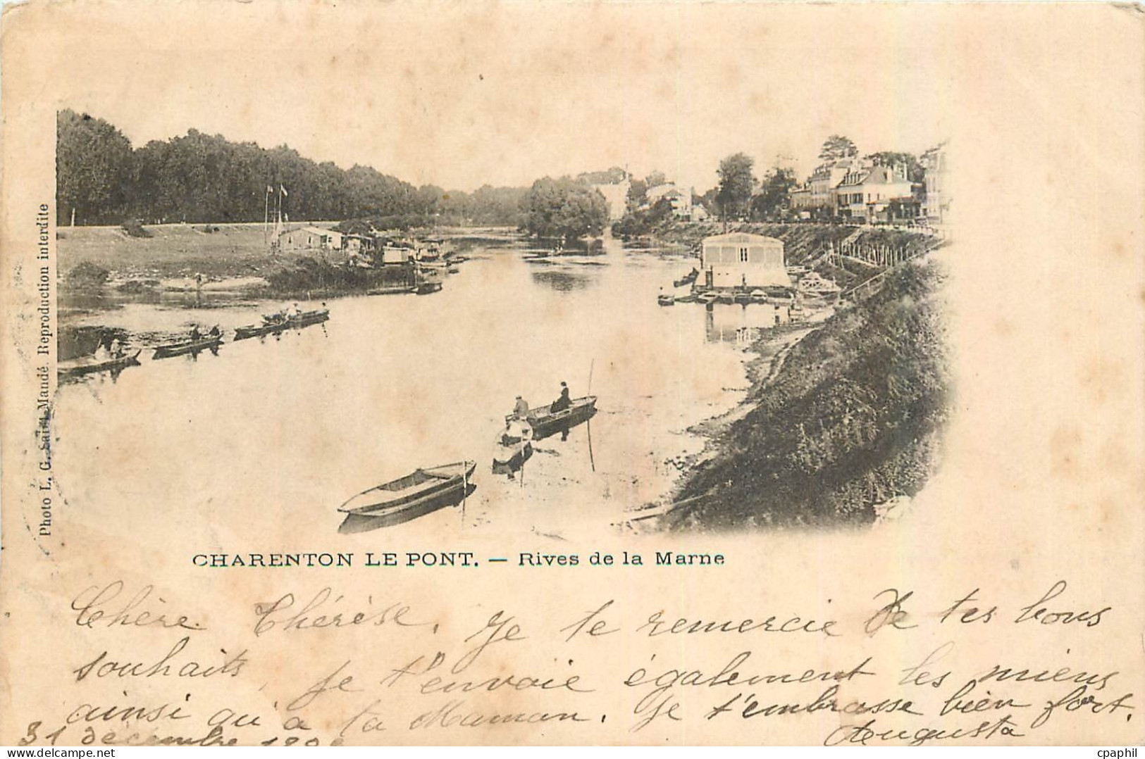 CPA Charenton le Pont Rives de la Marne
