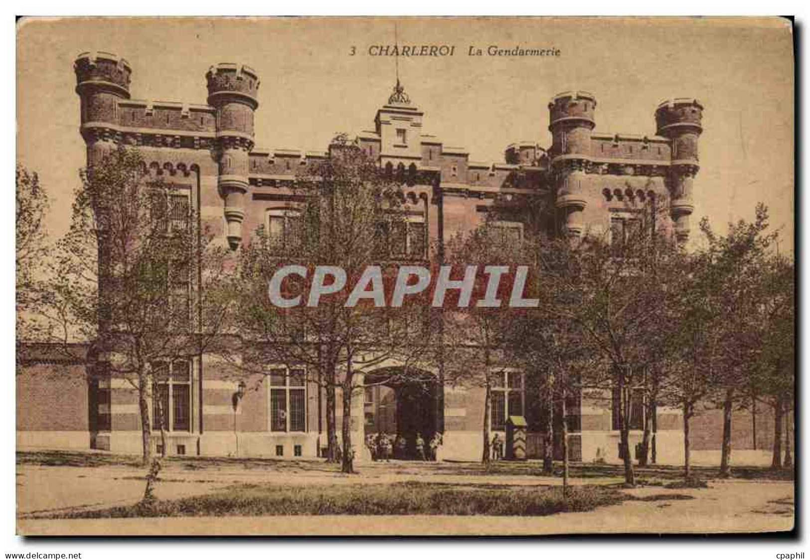 CPA Charleroi La Gendaremerie